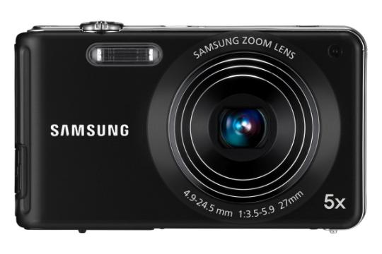 نمای روبرو دوربین عکاسی سامسونگ Samsung ST70 مشکی