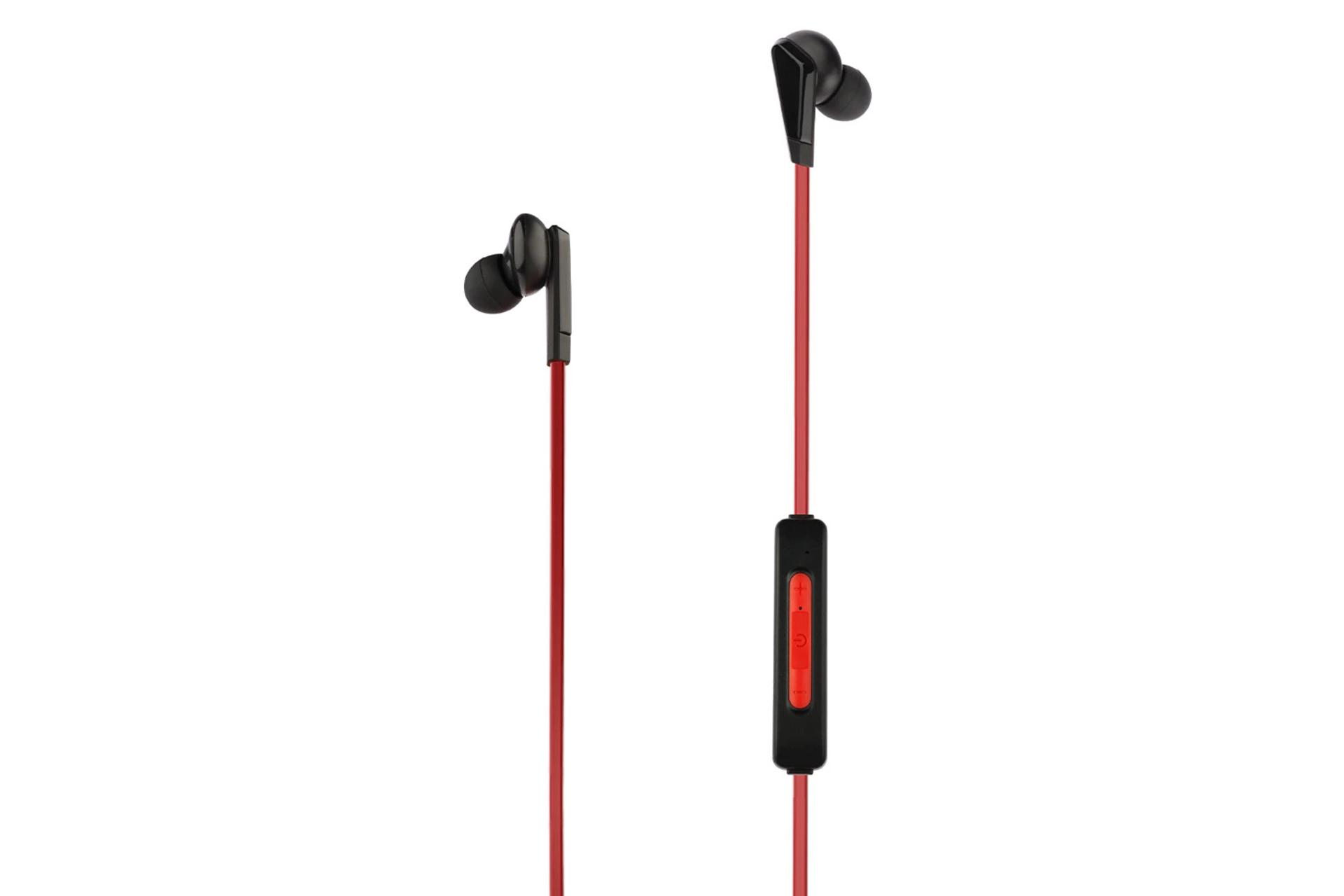 هدفون بی سیم لنوو Lenovo HE01 مشکی و قرمز