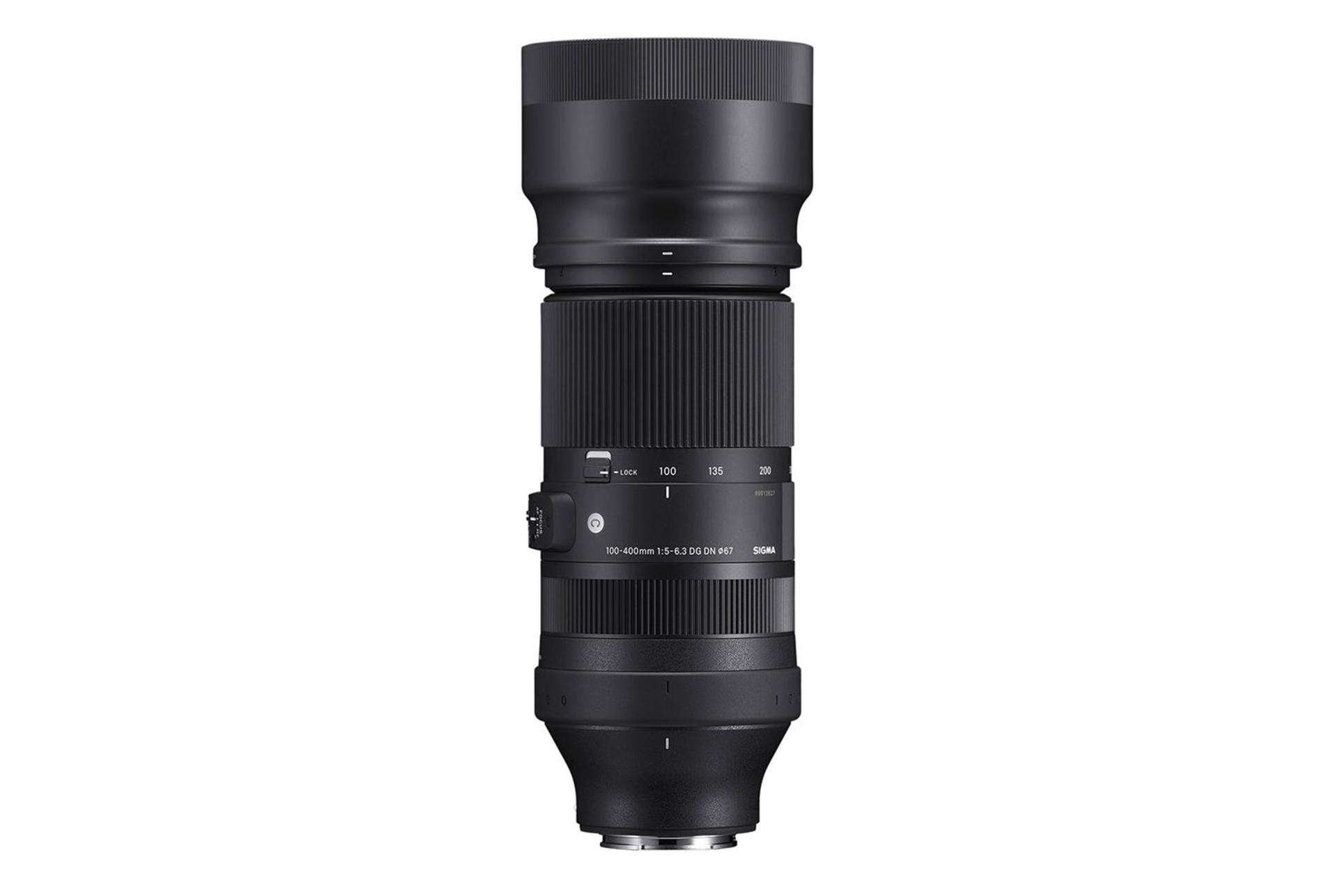 لنز سیگما 100-400mm F5-6.3 DG DN OS نمای بغل / Sigma 100-400mm F5-6.3 DG DN OS