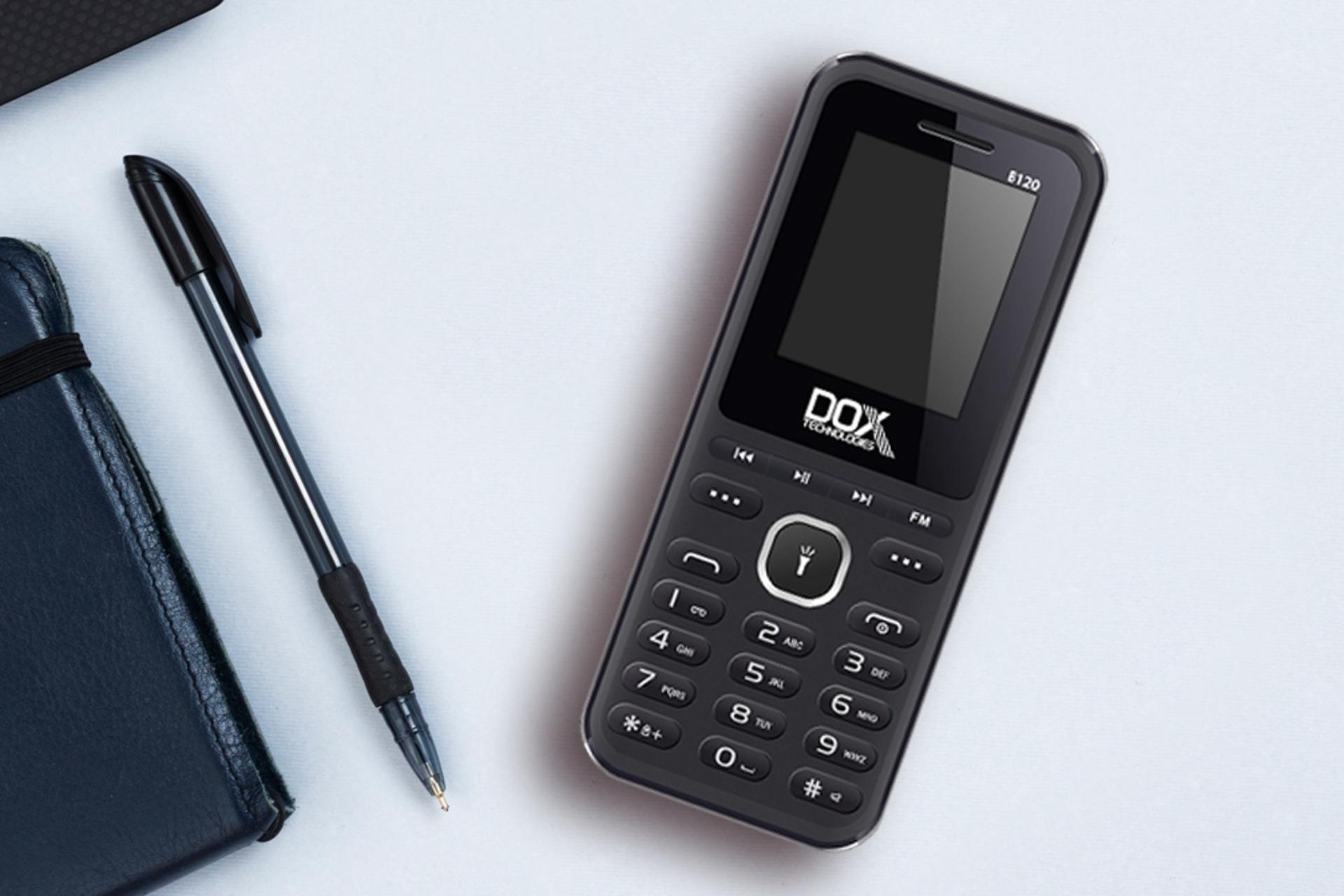 پنل جلو گوشی موبایل بی 120 داکس Dox B120 مشکی