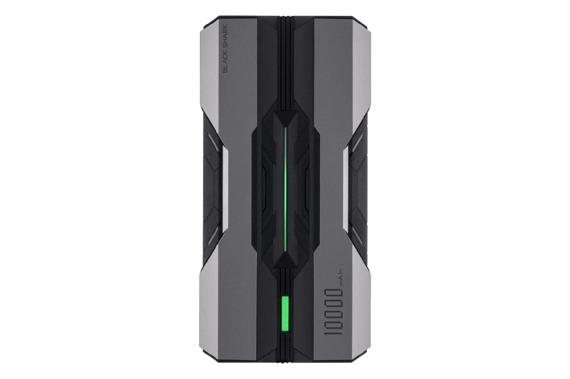 نمای روبرو پاور بانک شیائومی Xiaomi Black Shark BPB01 10000mAh با ظرفیت 10000 میلی‌آمپر ساعت