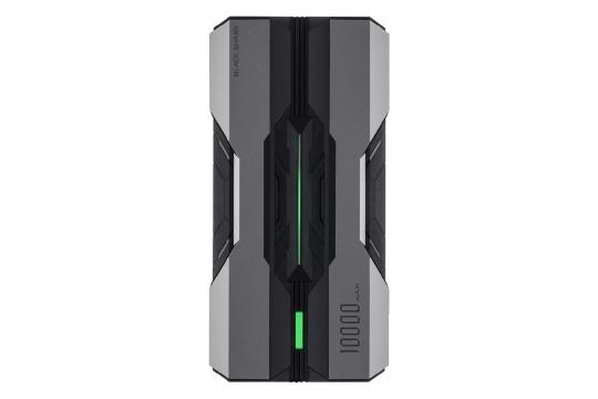 نمای روبرو پاور بانک شیائومی Xiaomi Black Shark BPB01 10000mAh با ظرفیت 10000 میلی‌آمپر ساعت
