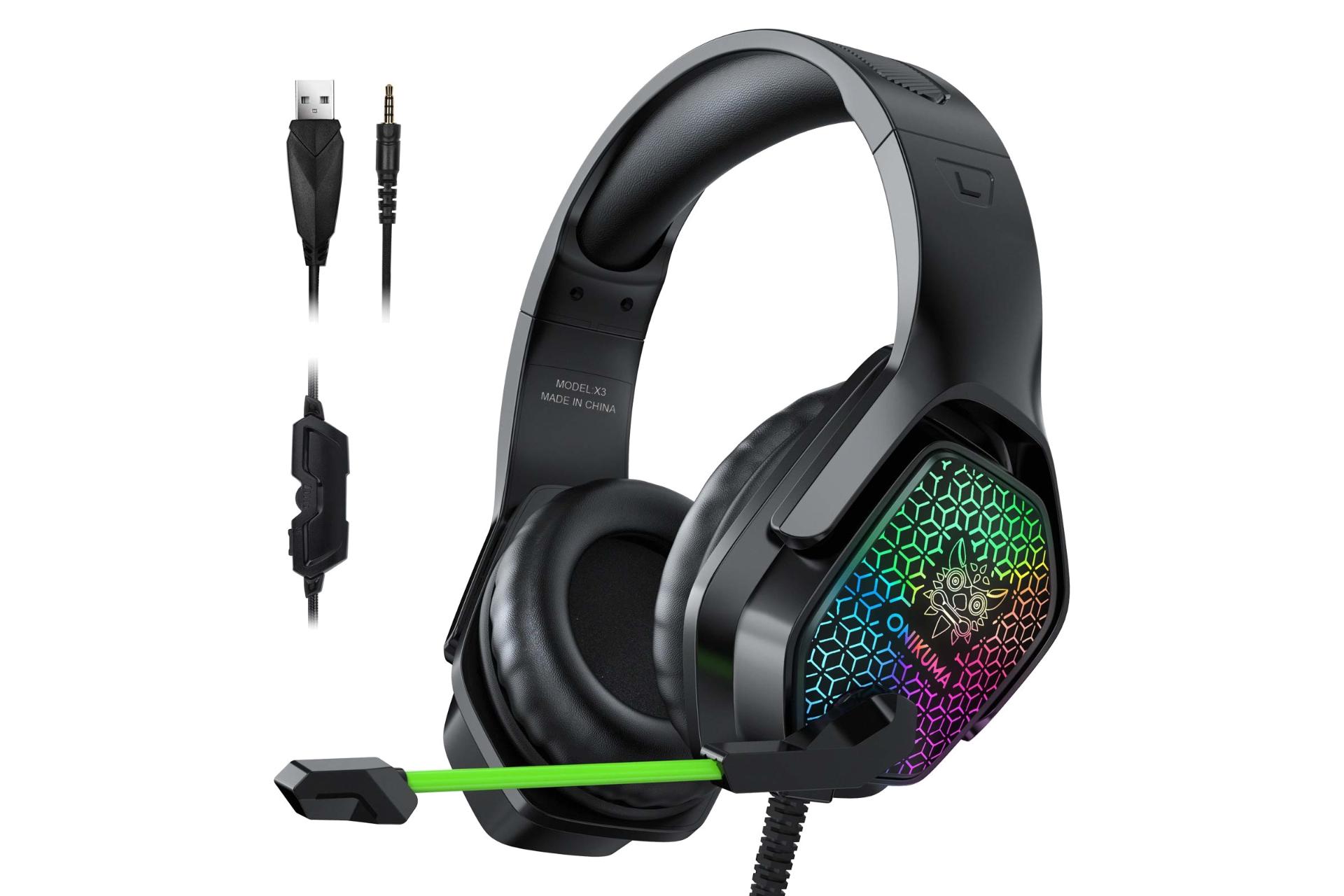 کانکتور و کنترل کننده صدا هدست گیمینگ اونیکوما Onikuma X3