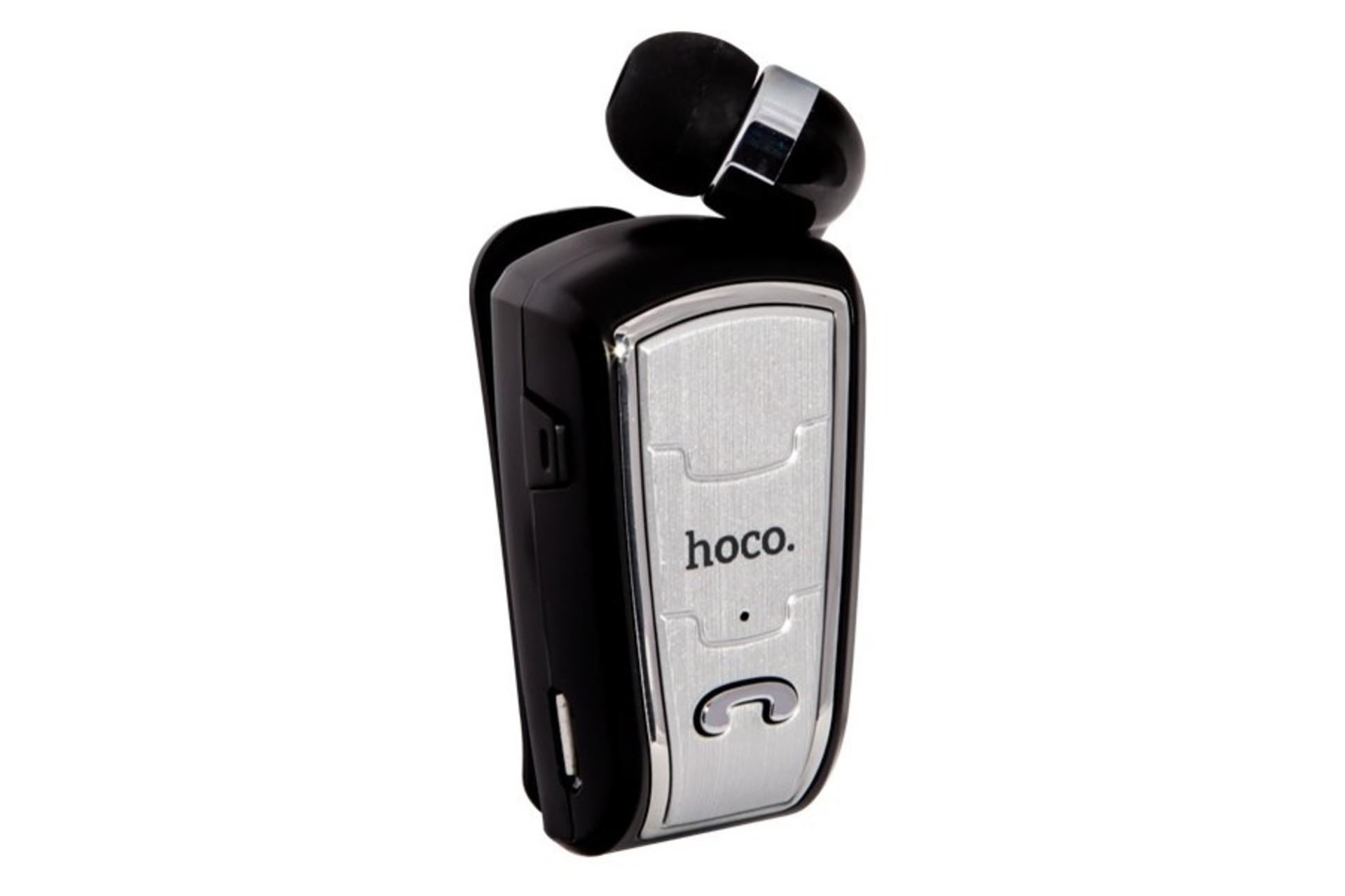 نمای کناری هدست بی سیم هوکو HOCO E4 مشکی