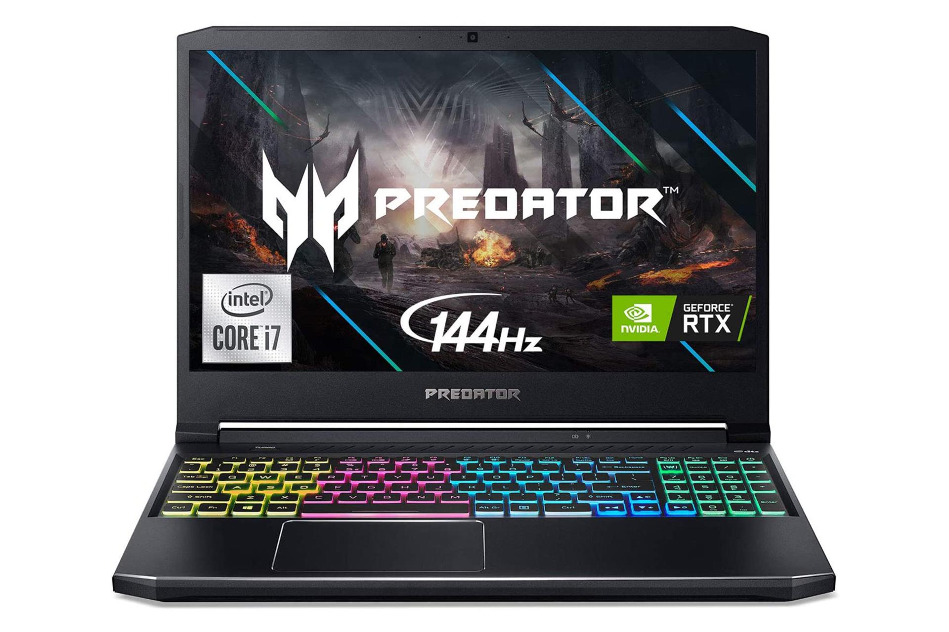 لپ تاپ ایسر پریدیتور هلیوس 300 از نمای جلو