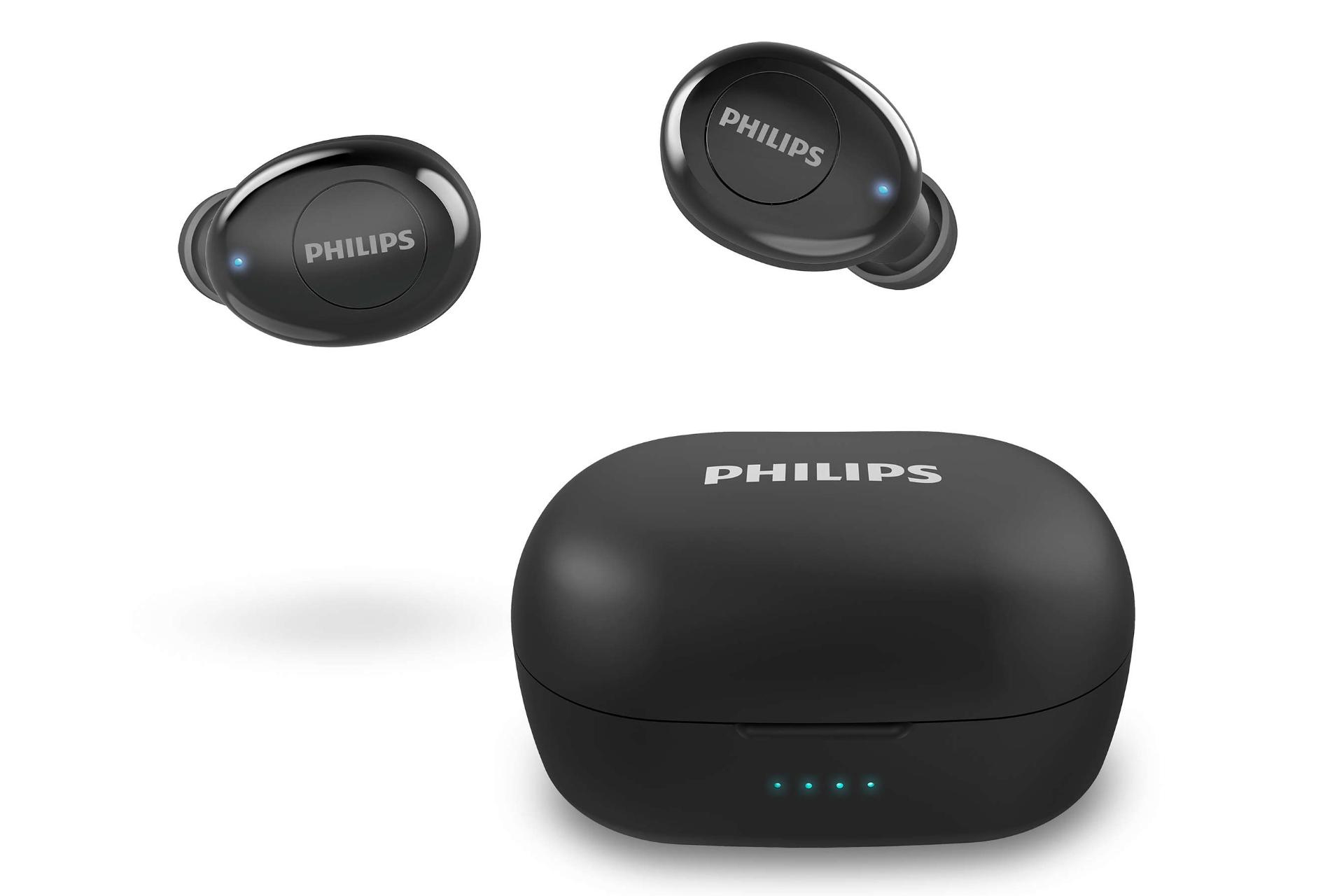 محفظه شارژ ایرباد بی سیم فیلیپس Philips TAT2205 مشکی