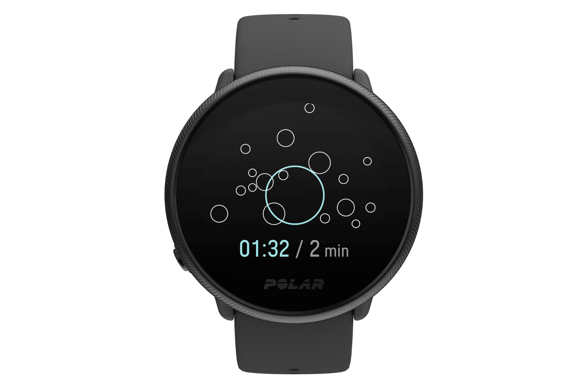 نمای روبرو Polar Ignite 2 / اسمارت واچ پولار ایگنایت 2 مشکی