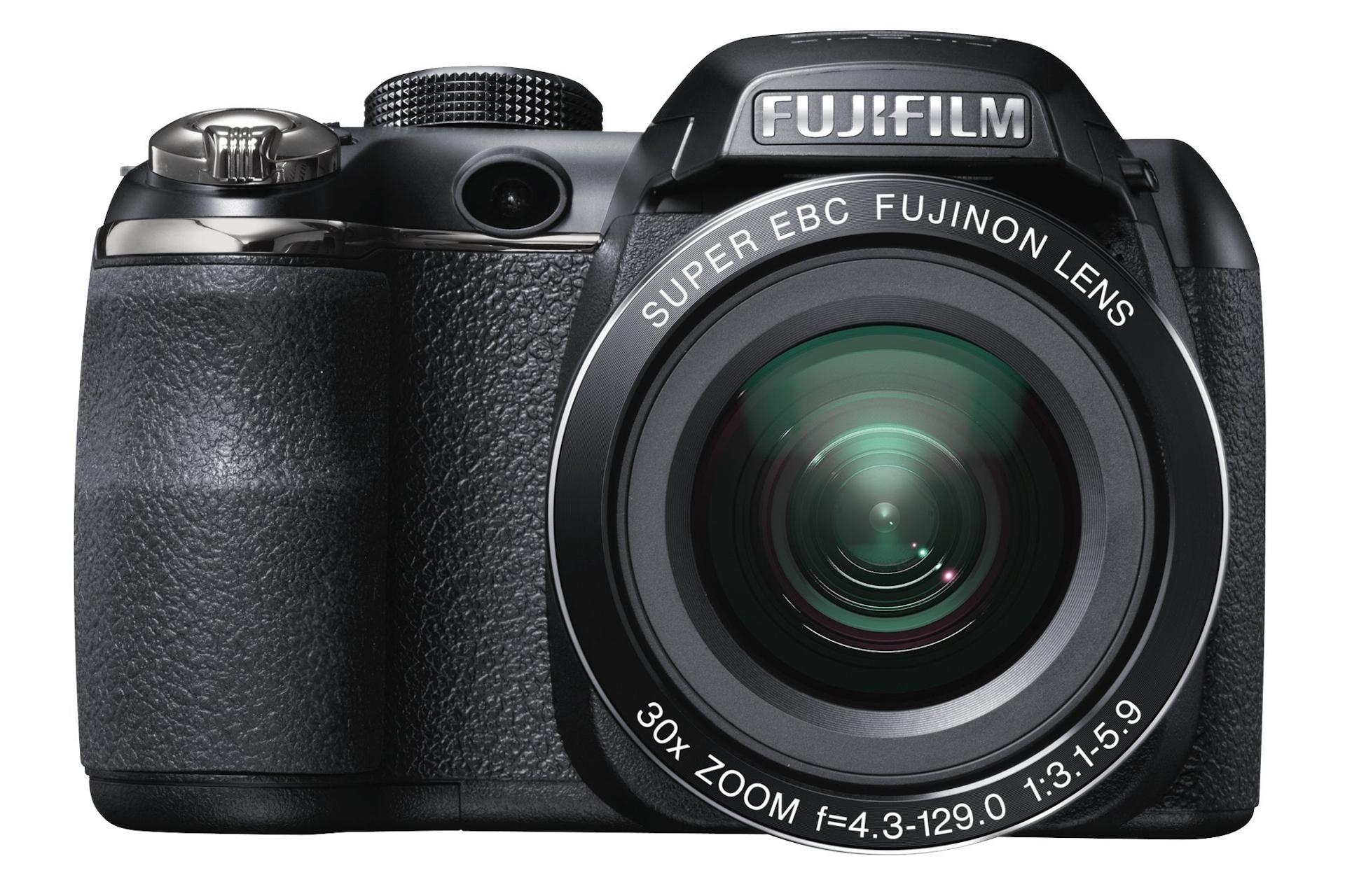 نمای روبرو دوربین عکاسی فوجی فیلم Fujifilm FinePix S4500 مشکی