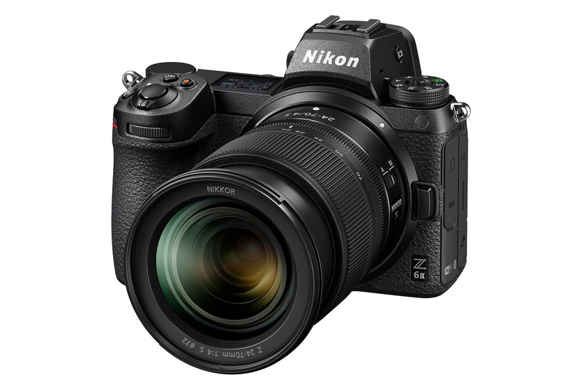 دوربین Nikon Z6 II نمای بغل / نیکون Z6 مارک 2