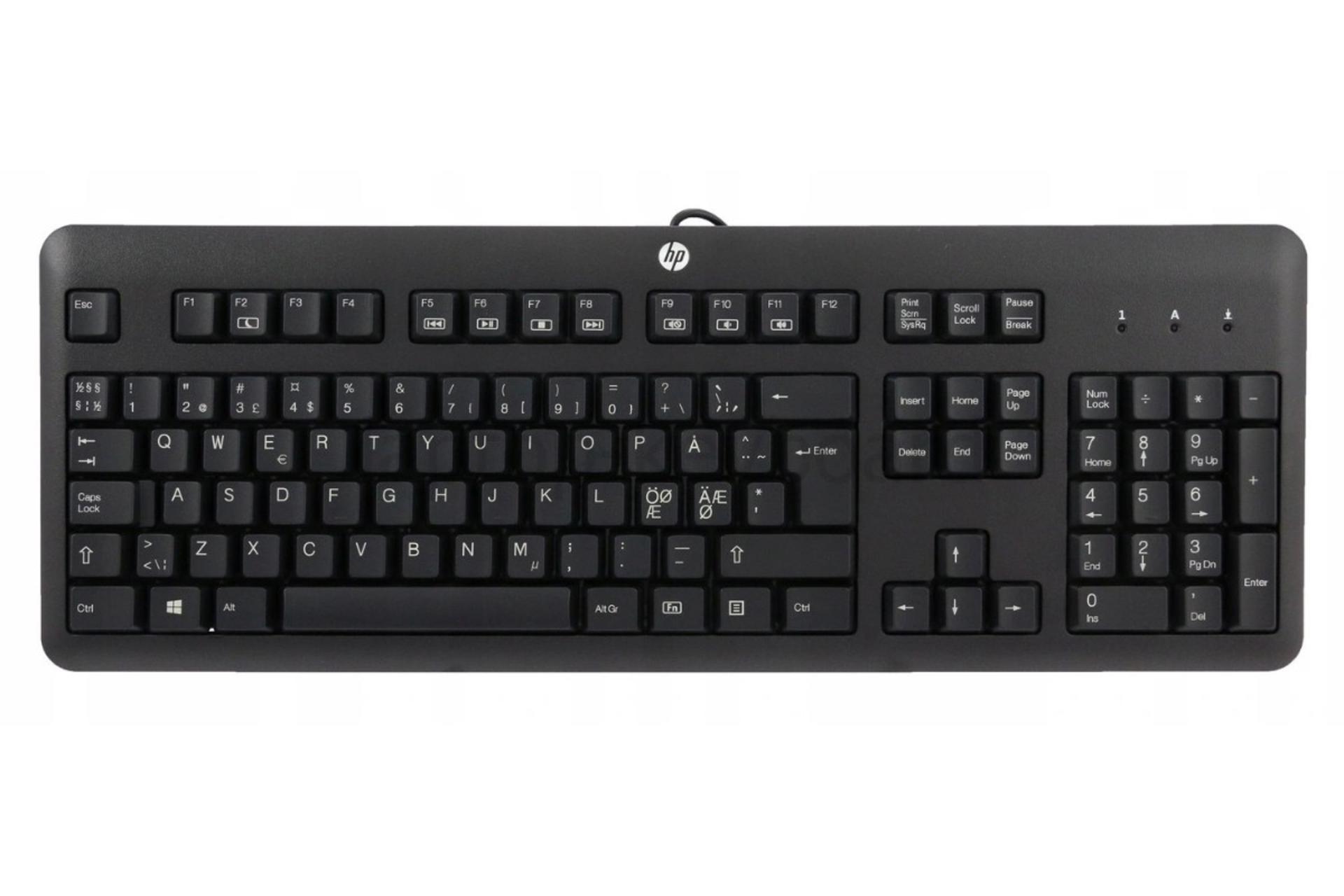 نمای جلو کیبورد HP KU-1156