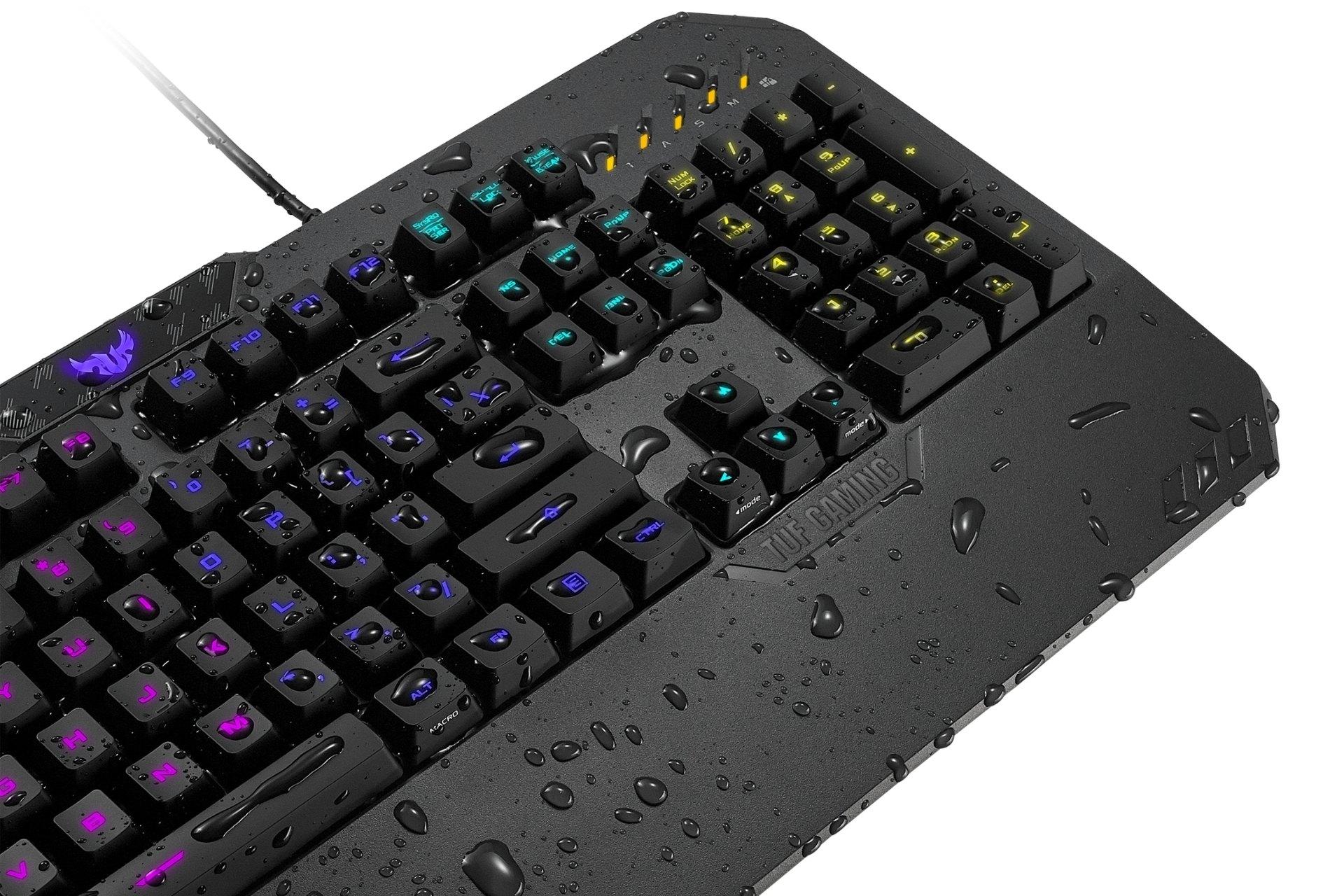 کیبورد ASUS TUF Gaming K5 با قابلیت ضدآب