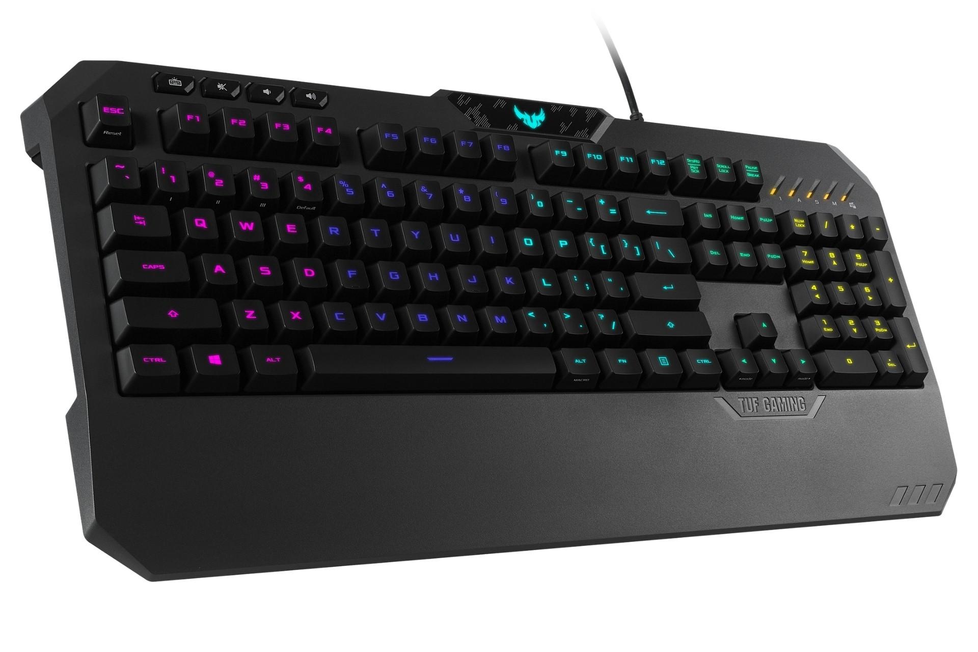 نمای سمت چپ کیبورد ASUS TUF Gaming K5