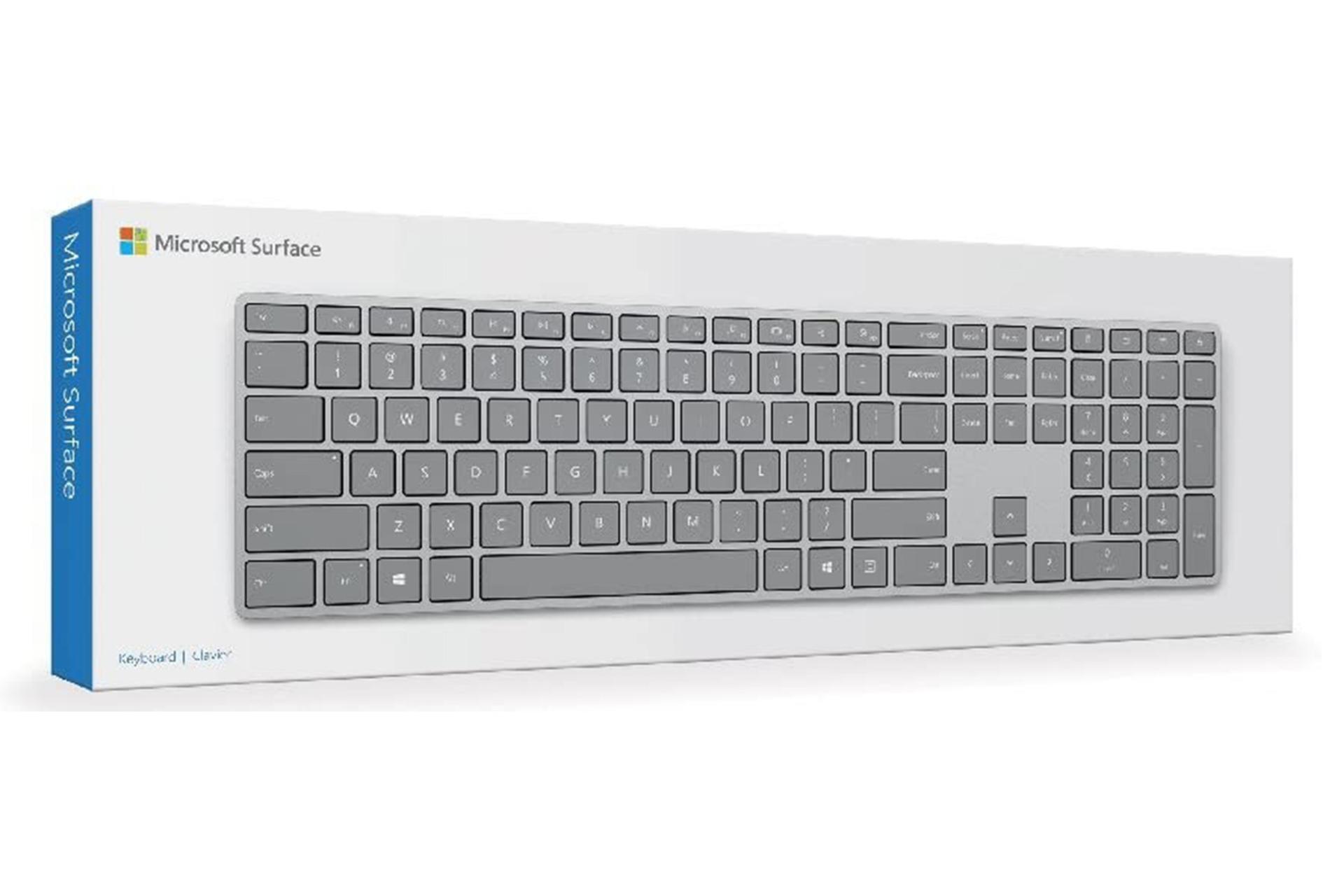 نمای جعبه کیبورد مایکروسافت سرفیس