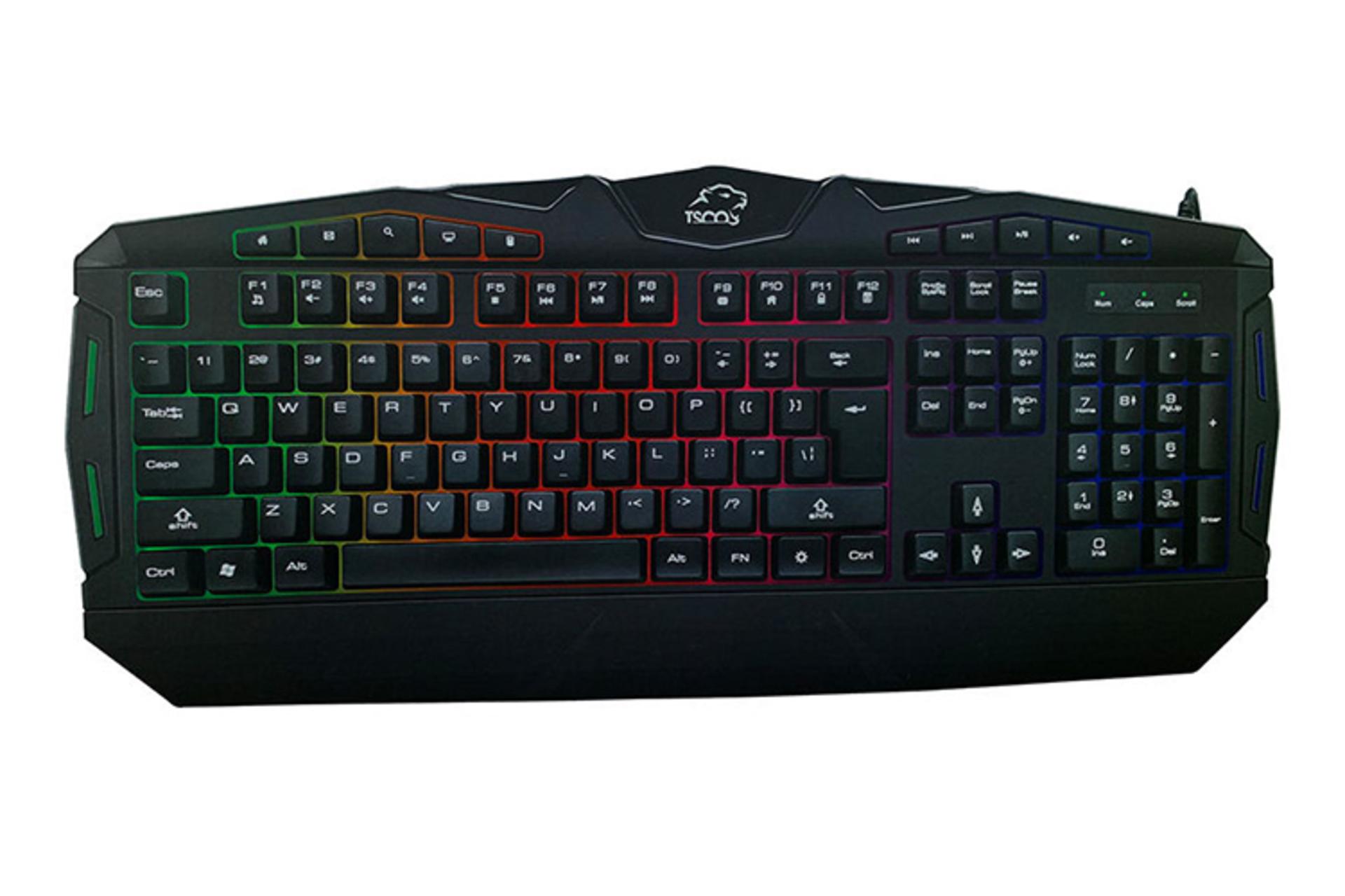 نمای بالا کیبورد تسکو TK-8117