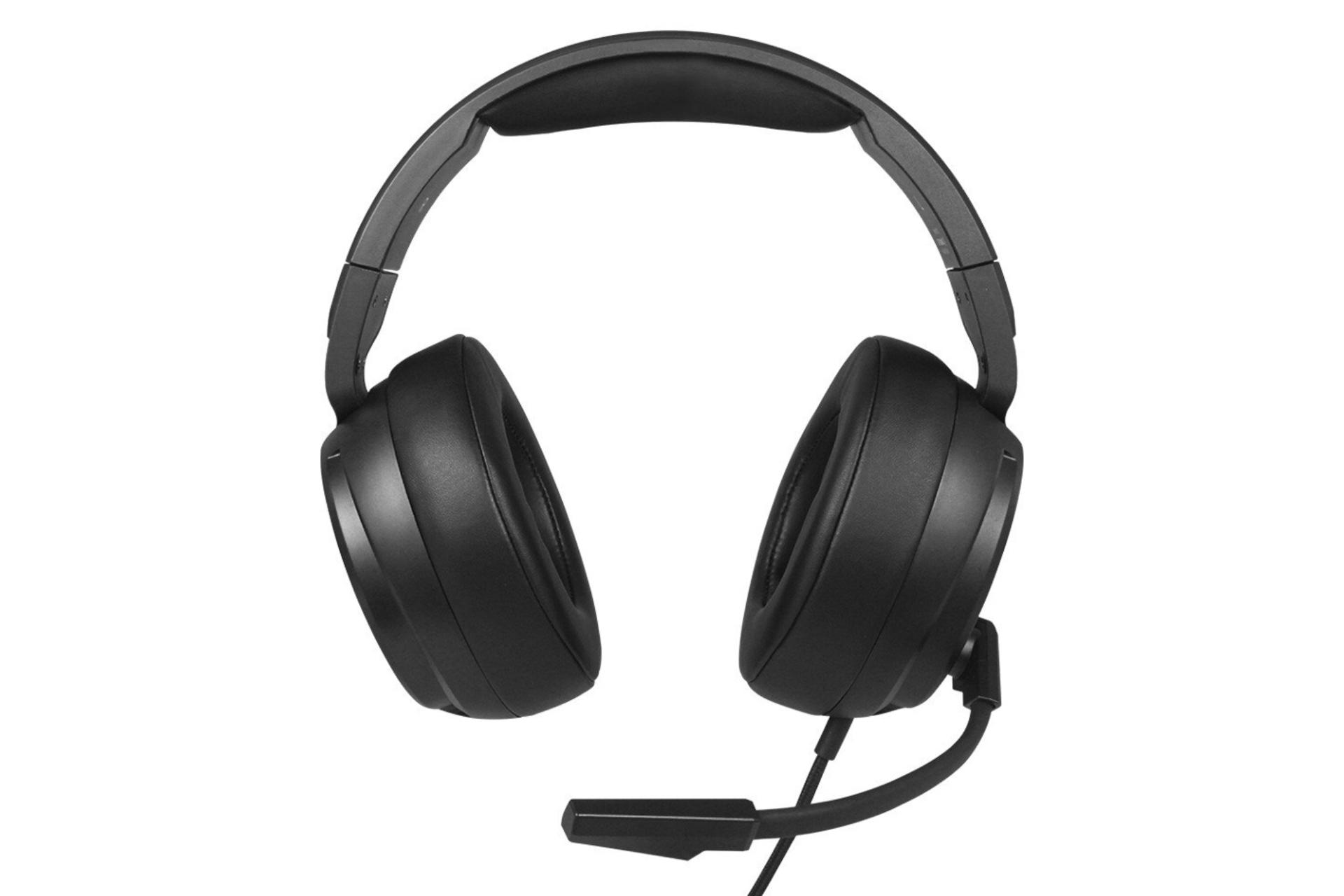 نمای روبرو هدست گیمینگ نابو NUBWO N12 مشکی