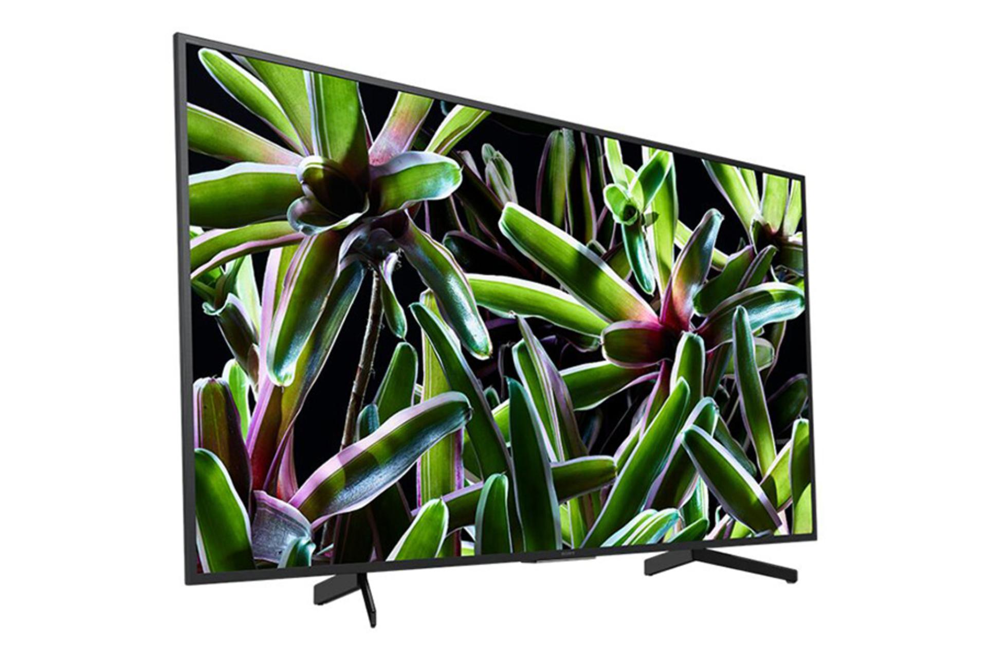 نمای نیمرخ چپ تلویزیون سونی X7000G مدل 55 اینچ