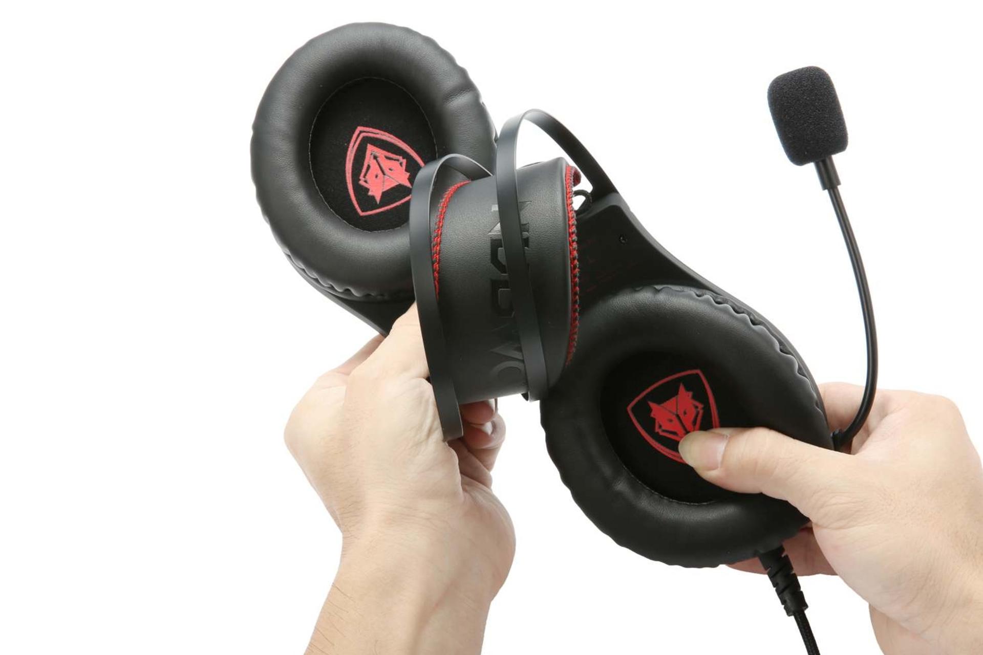 بدنه انعطاف پذیر هدست گیمینگ نابو NUBWO N2