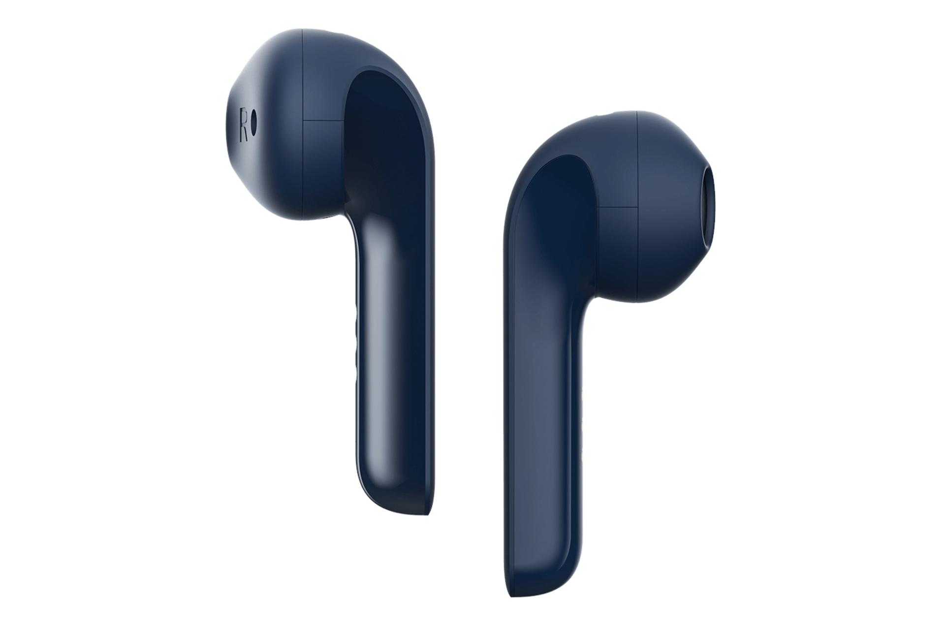 نمای جانبی ایرباد بی سیم موبوی تیک پادز 2 پرو پلاس Mobvoi TicPods 2 Pro Plus آبی