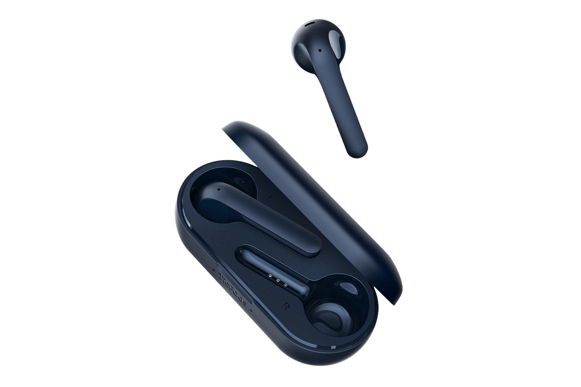 محفظه شارژ ایرباد بی سیم موبوی تیک پادز 2 پرو پلاس Mobvoi TicPods 2 Pro Plus آبی