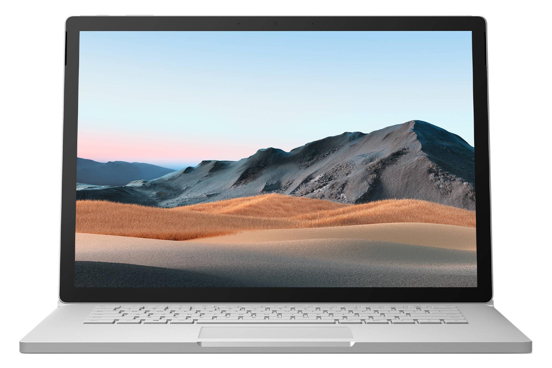 Microsoft Surface Book 3 15 نمای جلو - صفحه نمایش و صفحه کلید / سرفیس بوک 15 مایکروسافت