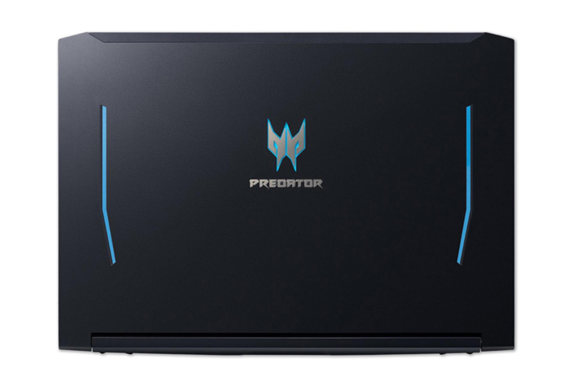 نمای پشت لپ تاپ ایسر پریدیتور هلیوس 300 و نمایش لوگو