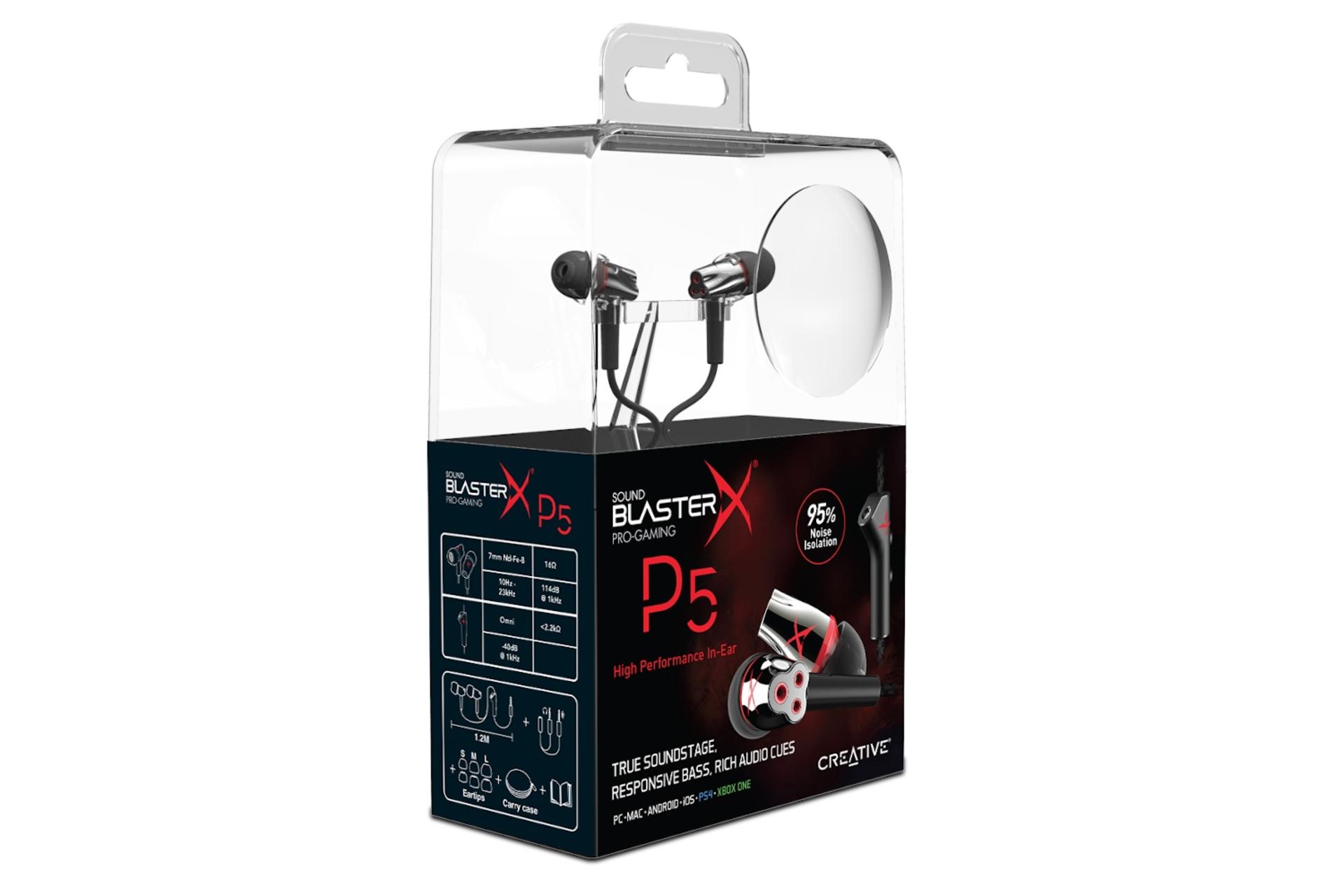 جعبه هدفون گیمینگ کریتیو Creative Sound BlasterX P5