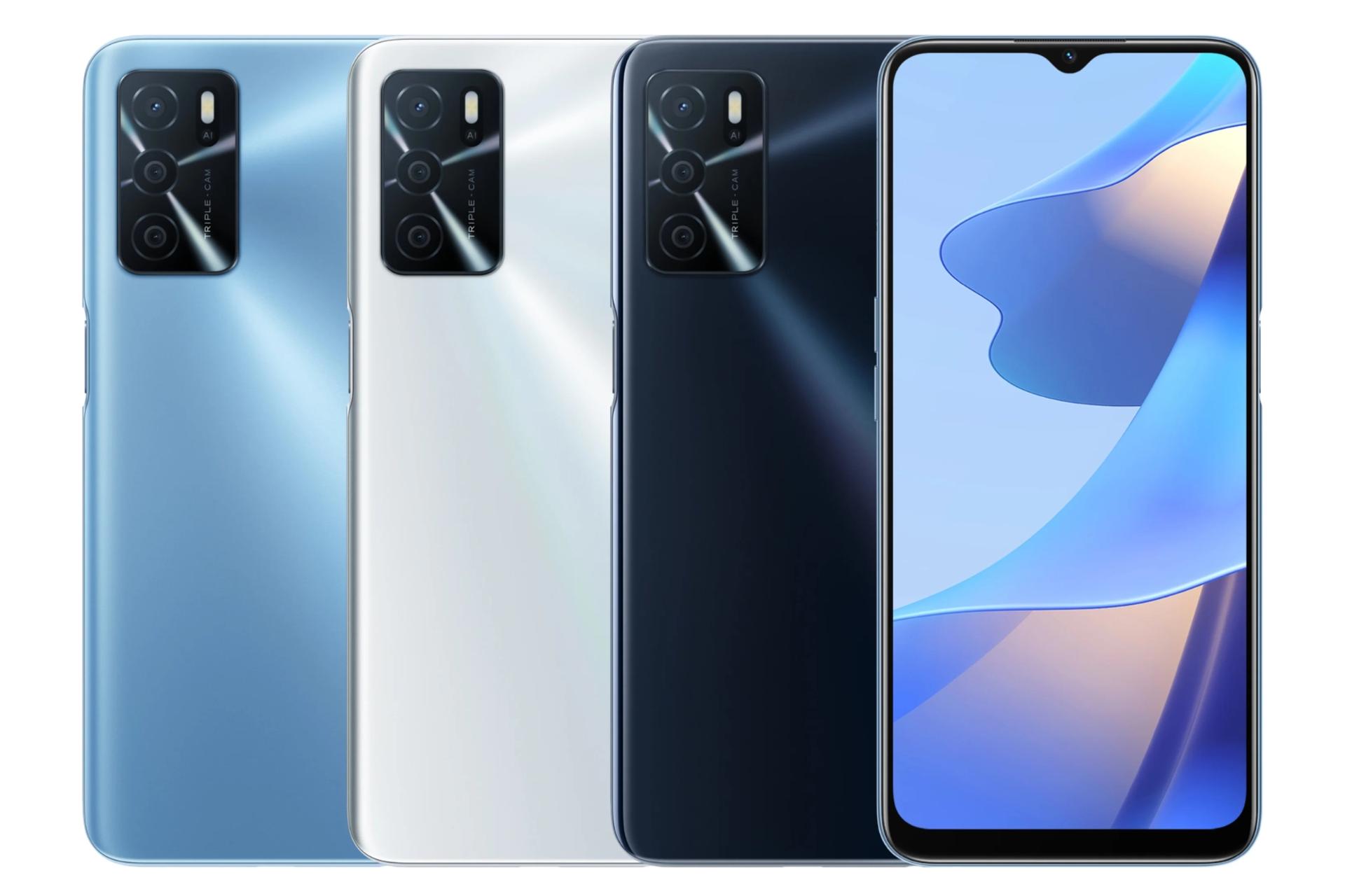 رنگ های مختلف Oppo A16 / گوشی موبایل ای 16 اوپو