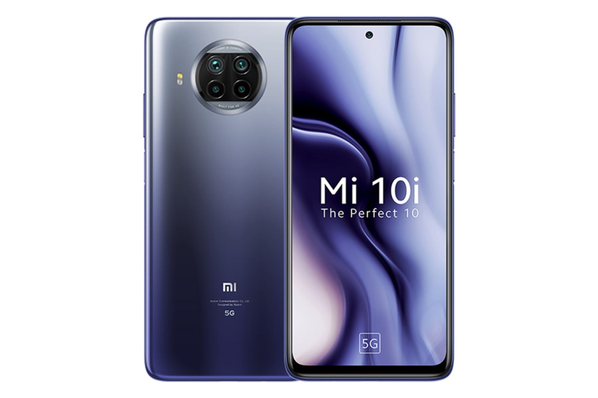 نمایش پشت و جلو شیائومی می 10i رنگ خاکستری