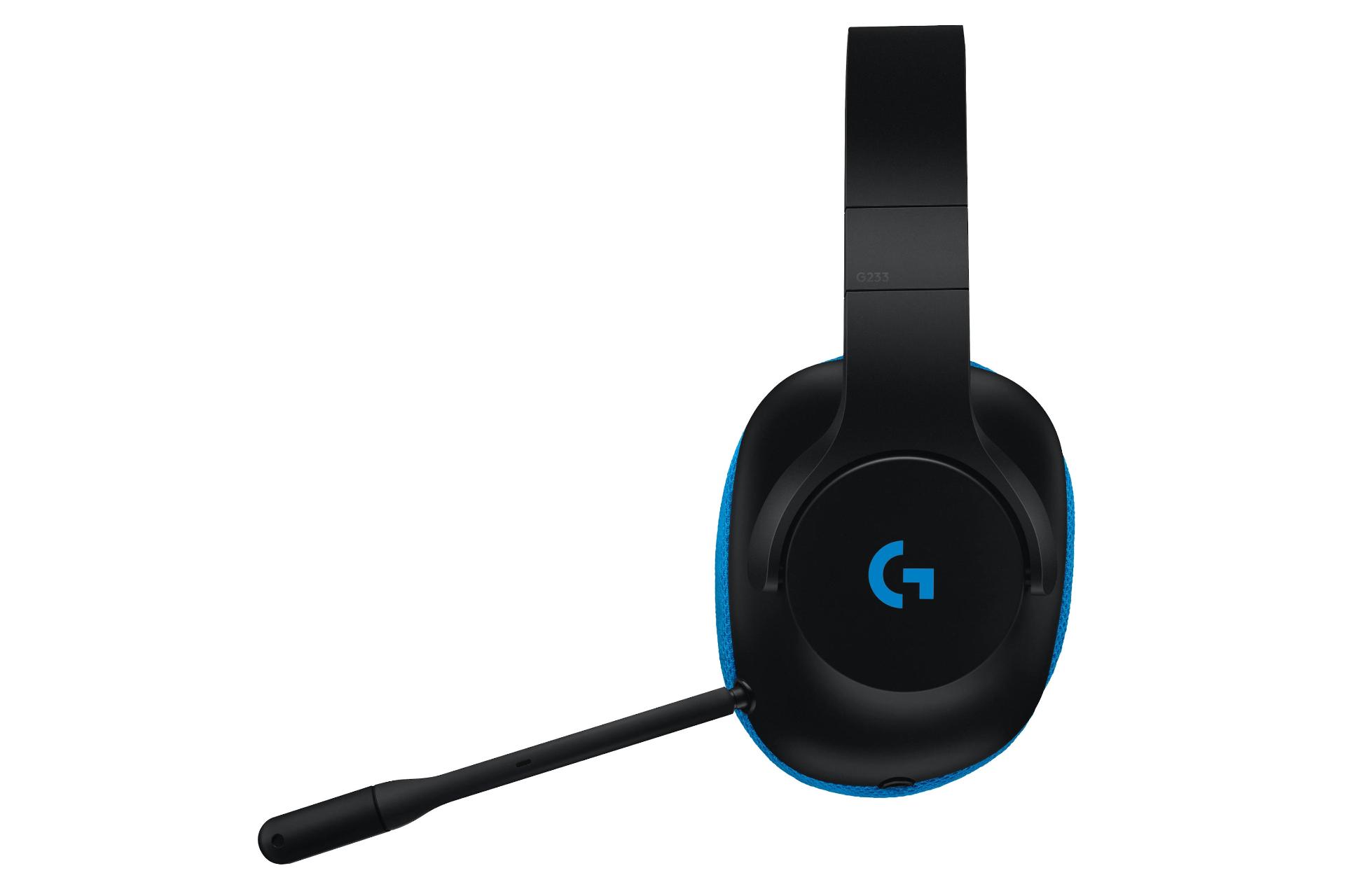 نمای جانبی هدست گیمینگ لاجیتک Logitech G233