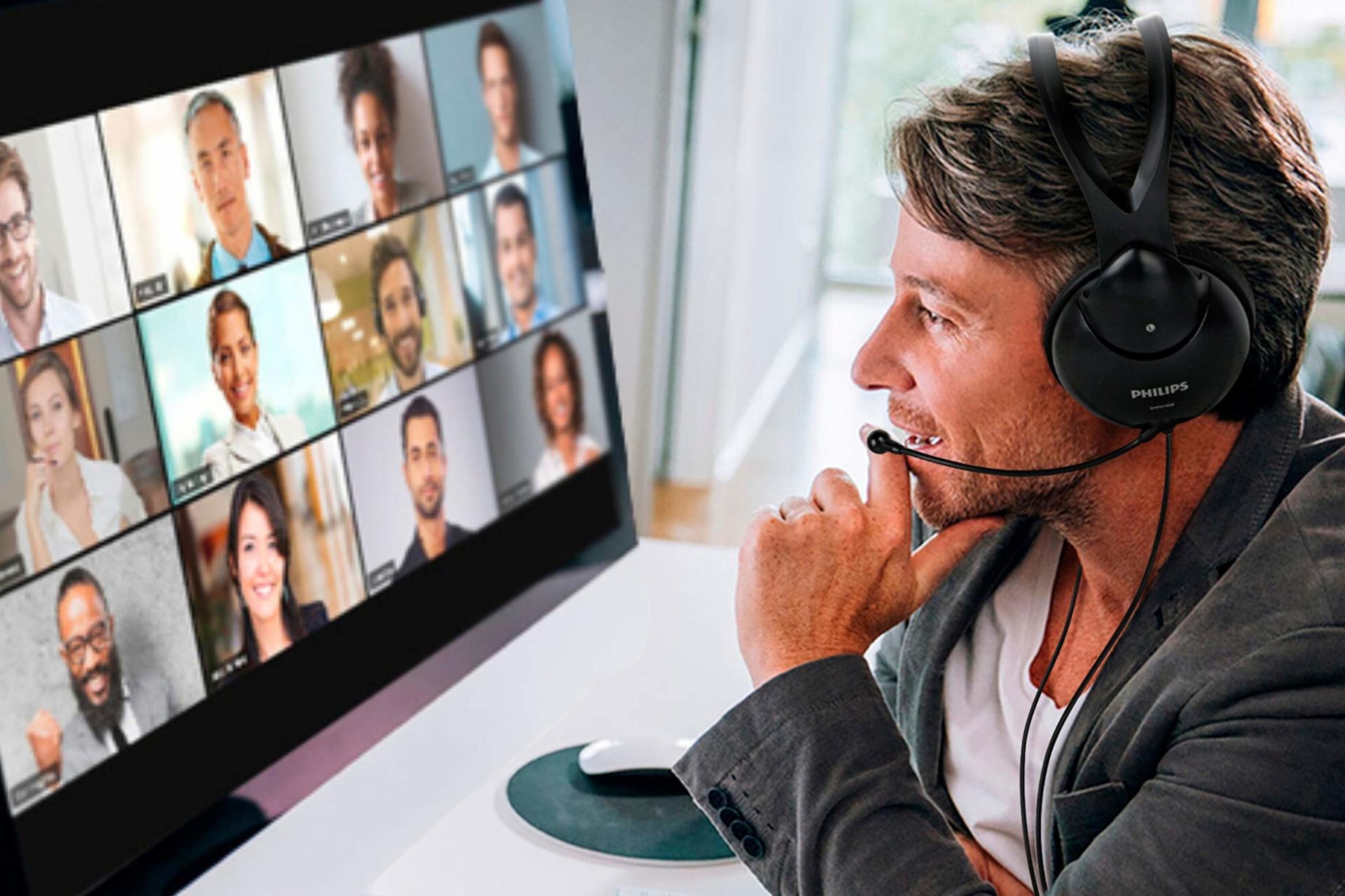 هدفون دور گوشی فیلیپس Philips SHM1900