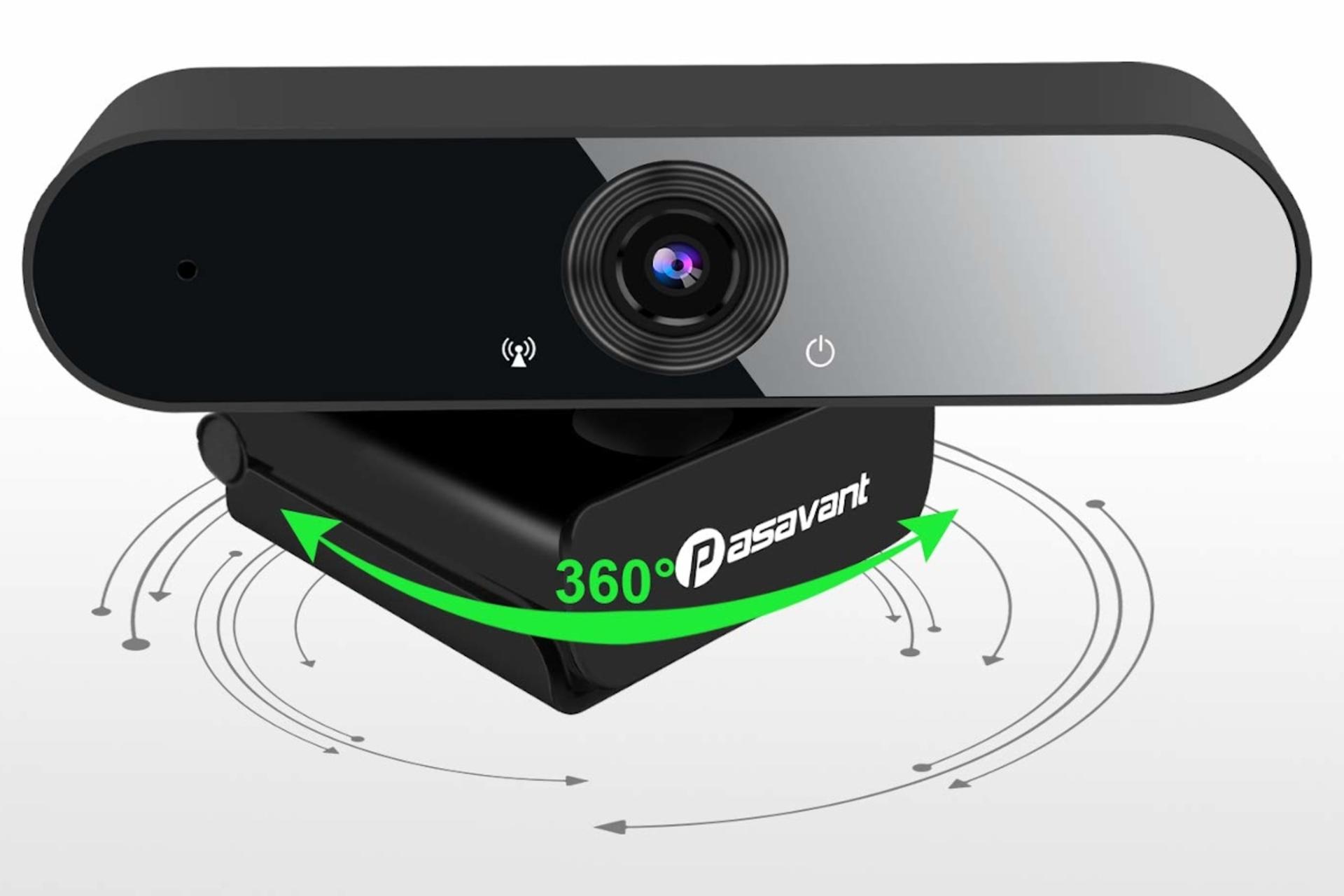 چرخش افقی وب کم پساونت Pasavant USB Webcam 1080P