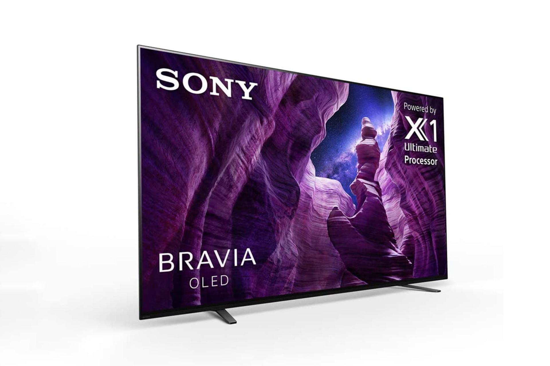  نمای جلو تلویزیون سونی Sony KD-55A8H