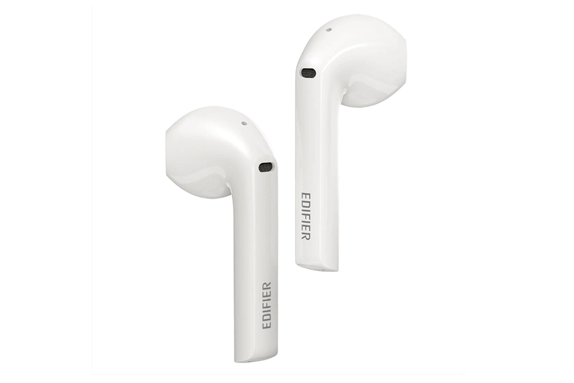 نمای پشت ایرباد بی سیم ادیفایر Edifier TWS200 سفید
