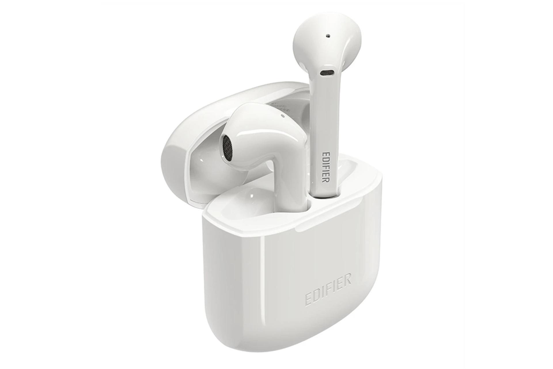 نمای چپ ایرباد بی سیم ادیفایر Edifier TWS200 سفید