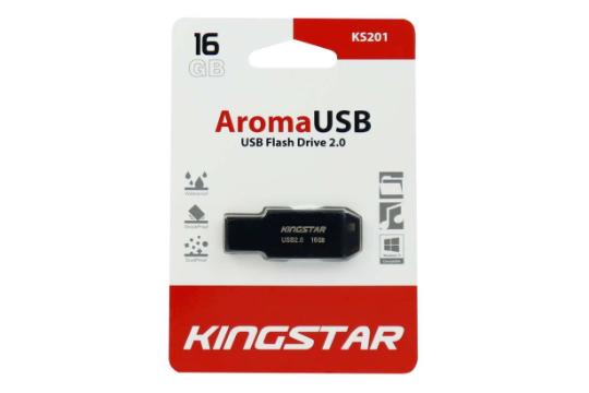 پکیج Kingstar Aroma KS201 16GB / فلش مموری کینگ استار مدل Aroma KS201 ظرفیت 16 گیگابایت مشکی