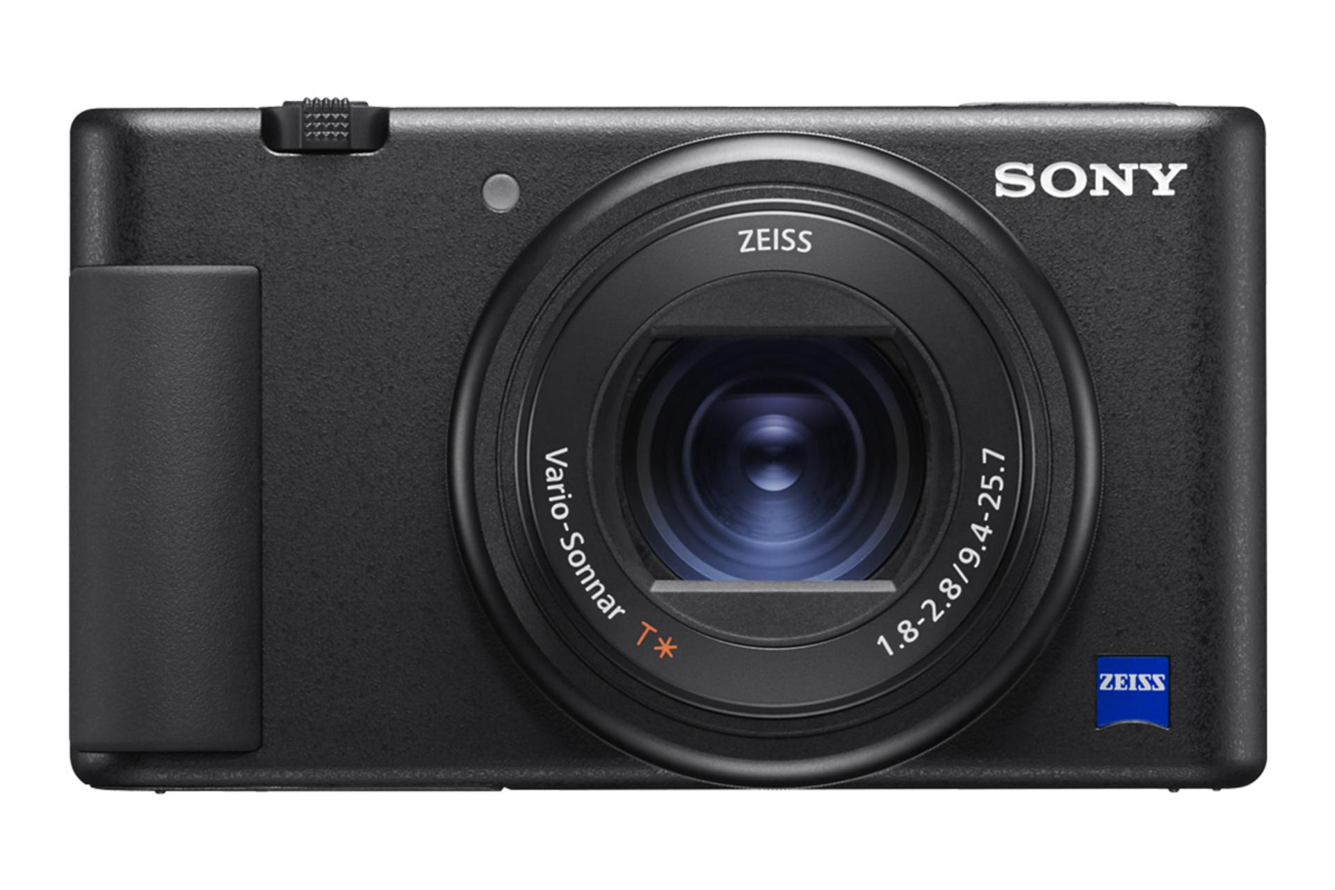  Sony ZV-1 / دوربین سونی سونی ZV-1 / نمای جلو / رنگ مشکی