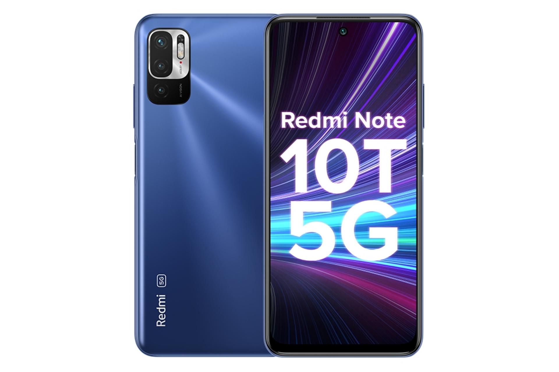 Xiaomi Redmi Note 10T 5G / گوشی موبایل ردمی نوت 10T شیائومی نسخه 5G آبی