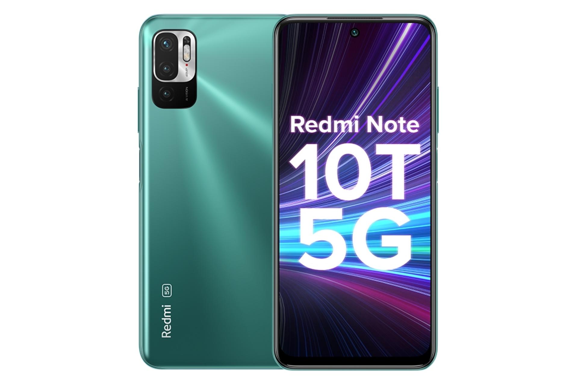 Xiaomi Redmi Note 10T 5G / گوشی موبایل ردمی نوت 10T شیائومی نسخه 5G سبز