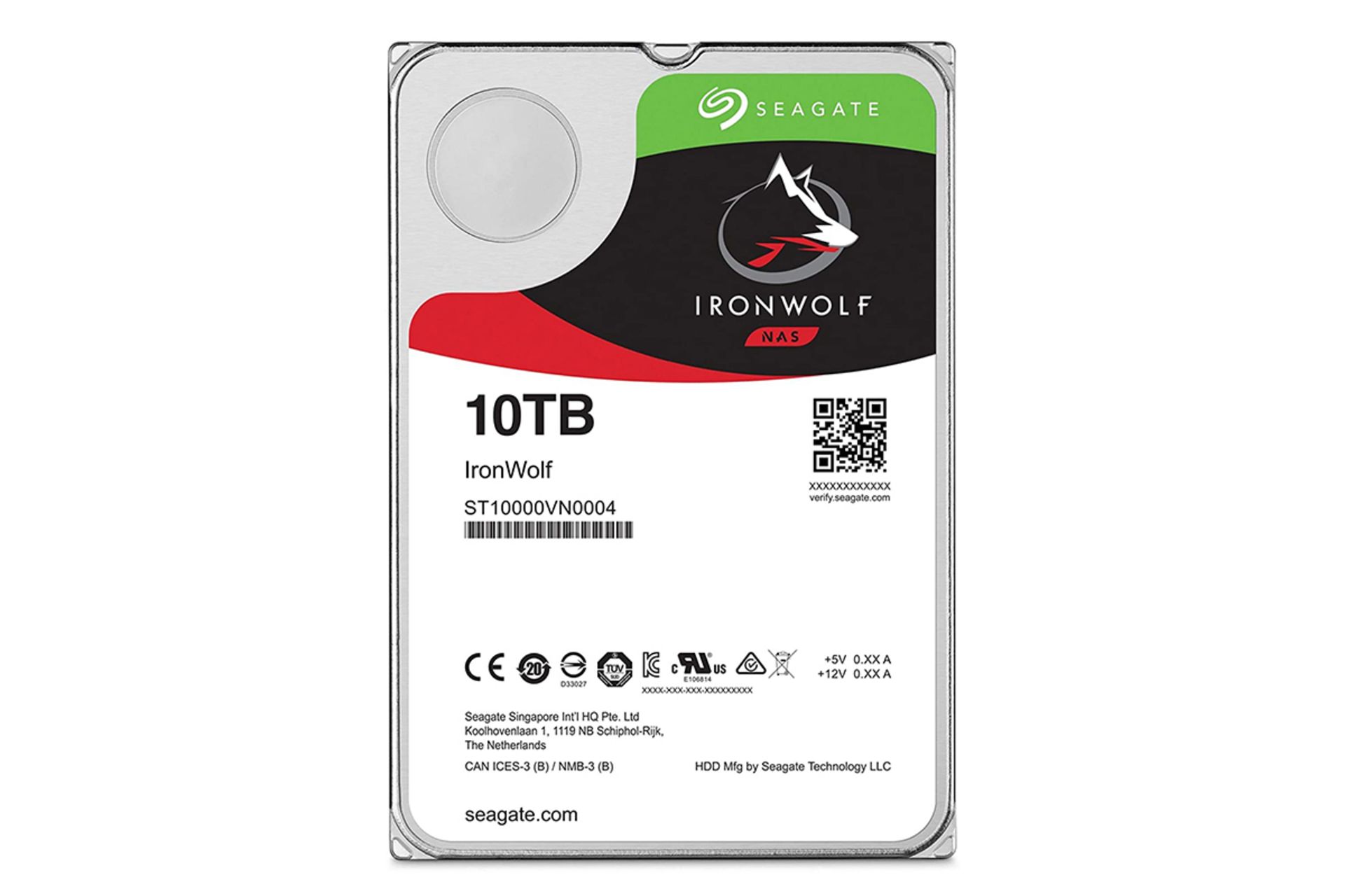 سیگیت IronWolf ST10000VN0008 ظرفیت 10 ترابایت / Seagate IronWolf ST10000VN0008 10TB
