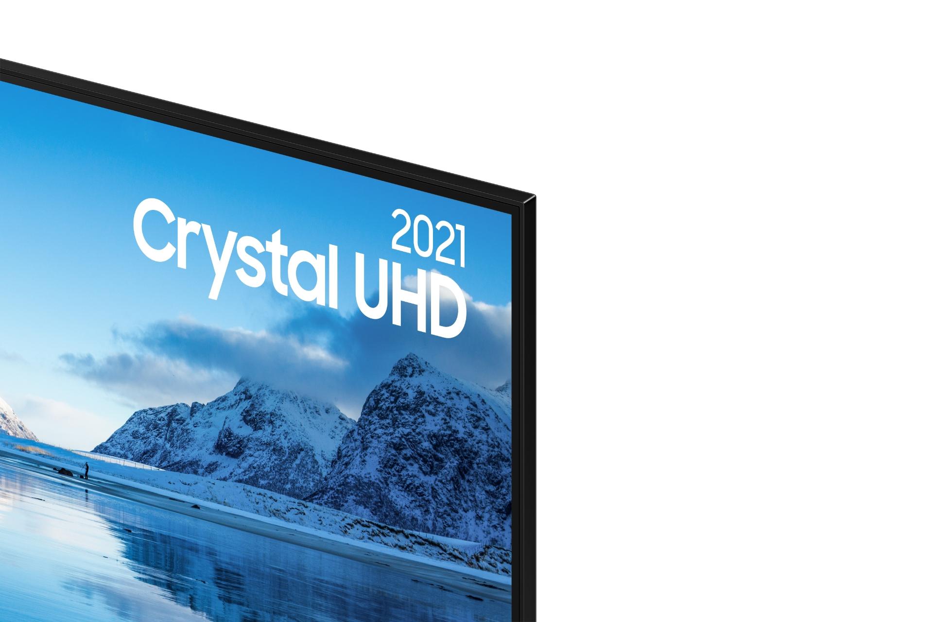 گوشه بالا راست تلویزیون سامسونگ AU8000 مدل 60 اینچ / Samsung 60AU8000