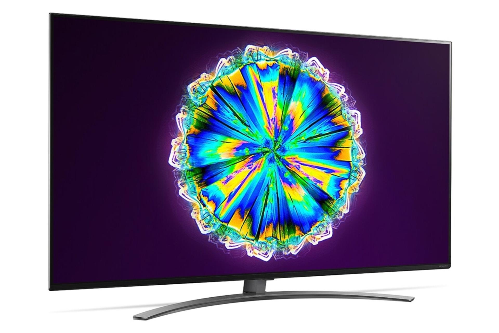 نمای چپ پنل جلو تلویزیون ال جی NANO86 مدل 65 اینچ / LG 65NANO86