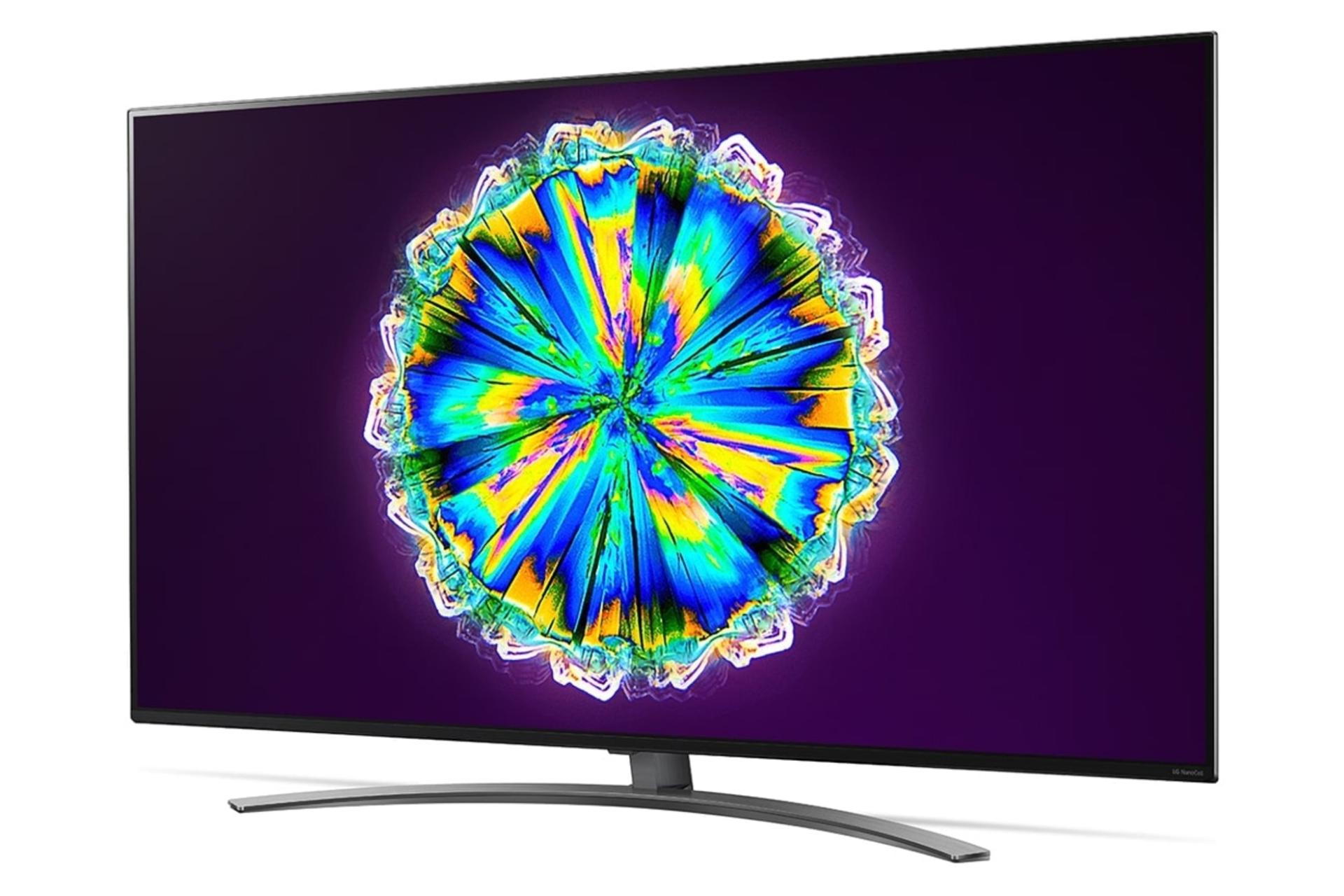 نمای راست پنل جلو تلویزیون ال جی NANO86 مدل 65 اینچ / LG 65NANO86