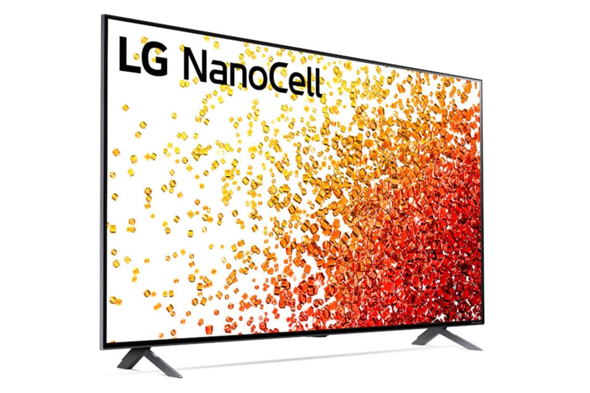 نمای چپ پنل جلو تلویزیون ال جی NANO90 مدل 65 اینچ / LG 65NANO90