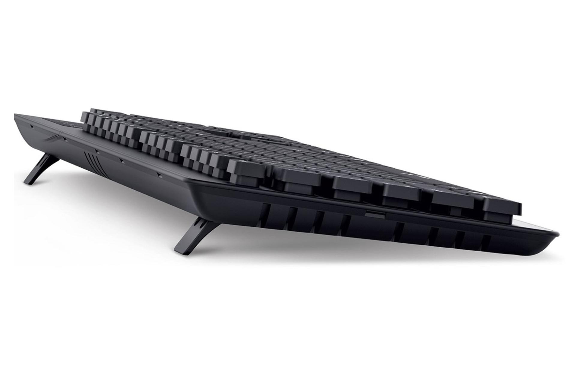 نمای جانبی کیبورد جنیوس Genius SlimStar 130 مشکی