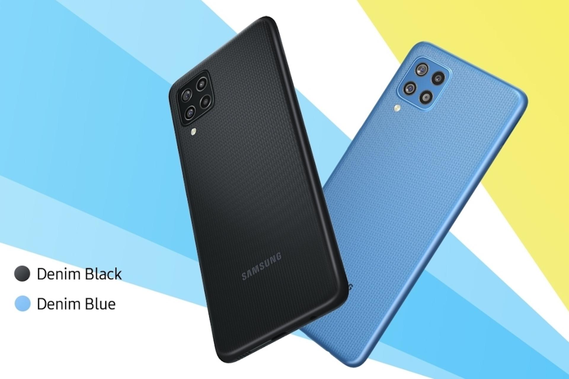 رنگ های مختلف گوشی موبایل گلکسی اف 22 سامسونگ Samsung Galaxy F22