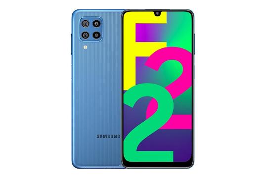 گوشی موبایل گلکسی اف 22 سامسونگ Samsung Galaxy F22 آبی