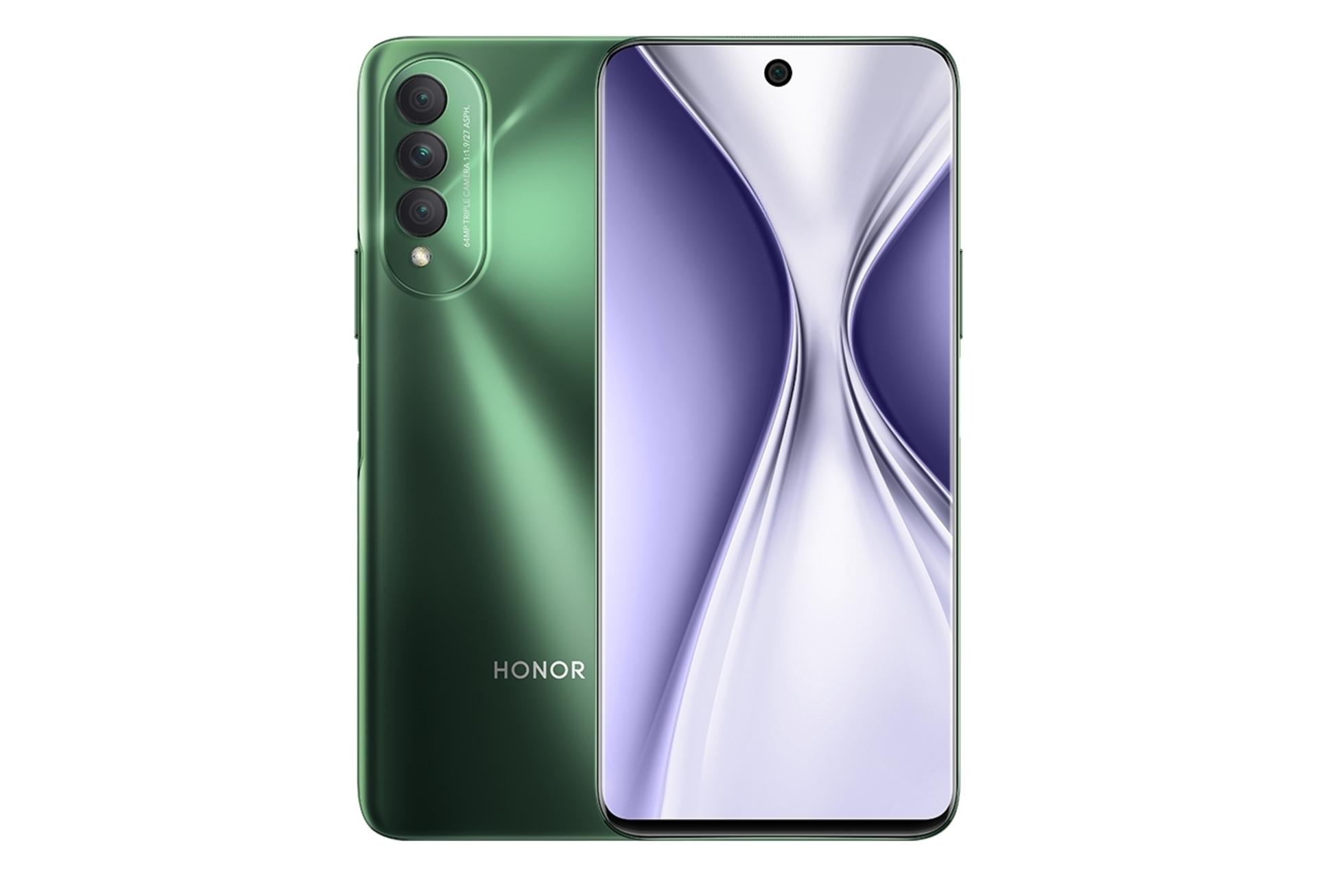 گوشی موبایل آنر ایکس 20 اس ای Honor X20 SE سبز