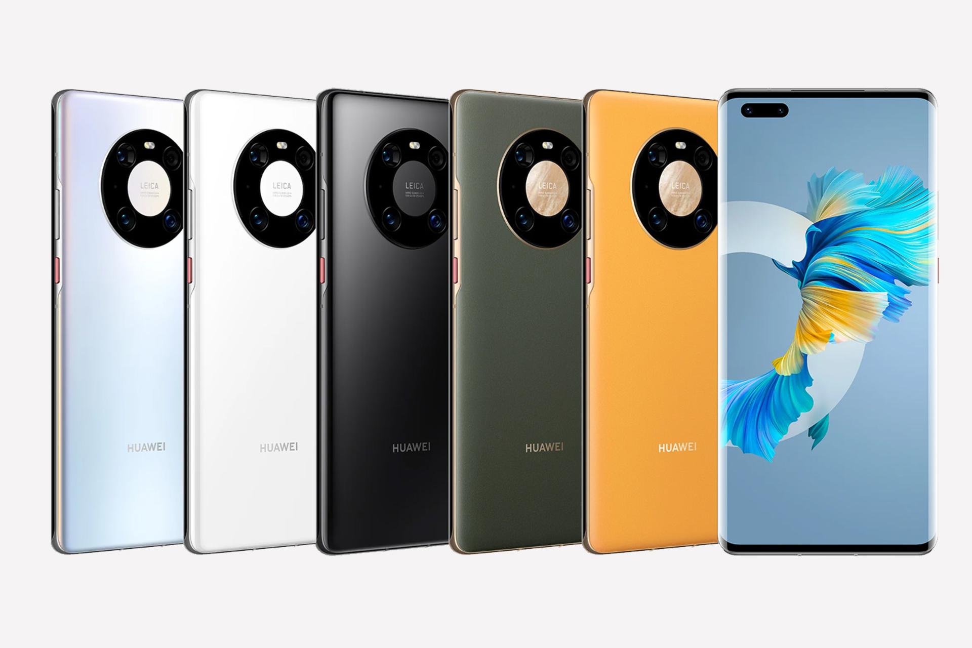 رنگ بندی گوشی هواوی میت ۴۰ پرو 