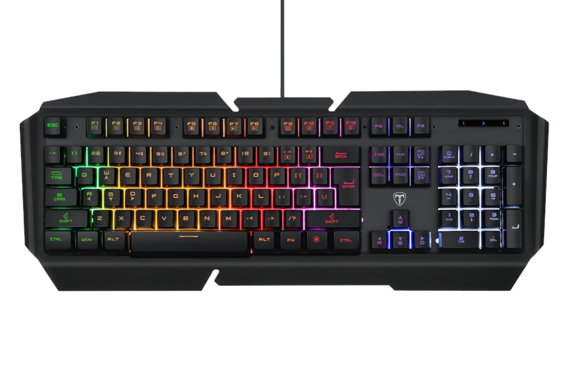 نمای روبرو کیبورد گیمینگ تی دگر T-Dagger Landing-ship T-TGK200