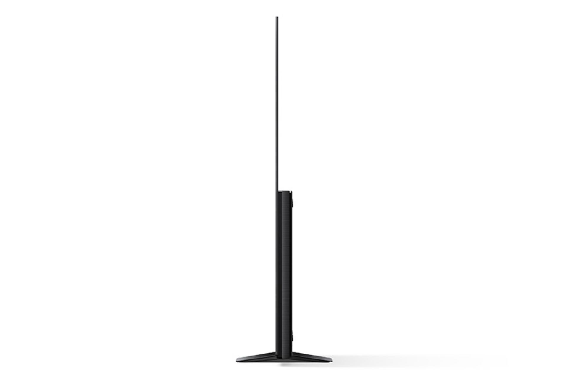 نمای کنار تلویزیون شیائومی می تی وی مستر 77 و نمایش ضخامت